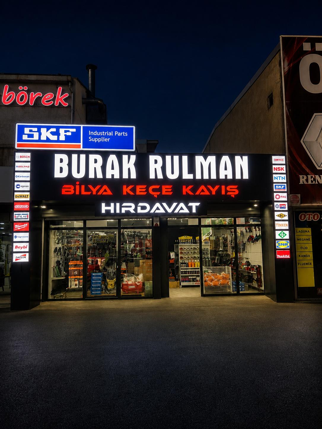 Burak Rulman satış mağazası, Kayseri Yeni Sanayi